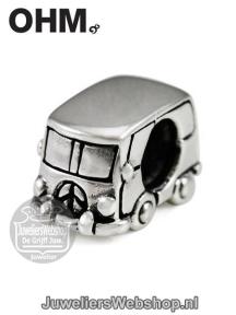images/productimages/small/Ohm-Beads-AHR004-Hippie Van-Bedel-Zilver-Volkswagenbusje.jpg